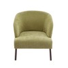 Modern Fabric Accent Chair with Round Back and Plush Foam Seat - 3 of 4