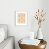 Iveta Abolina Eclectic Checker Check Cream Metal Framed Art Print - Deny Designs - 2 of 4