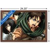 Trends International Attack on Titan: Season 2 - Intense Framed Wall Poster Prints - 3 of 4