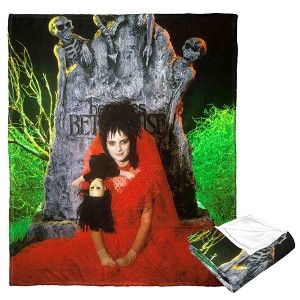 Warner Bros. Beetlejuice Here Lies Beetlejuice Silk Touch Throw Blanket 50x60 Inches - 1 of 4