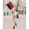 LUGGEX Small Carry On Suitcase with Wheels - Lightweight Soft Sided Luggage with Front Opening Design, Underseat 16-Inch, 47x33x20 cm, Cherry - 2 of 4