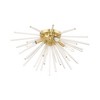 Livex Lighting Utopia 4 - Light Flush Mount in  Satin Brass - 3 of 4