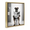 Stupell Industries Boxer Dog & Newspaper, 25" x 25" - 3 of 4