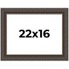 PosterPalooza | Museum Brown Picture Frame - UV Acrylic, Backing Board, Hanging Hardware Included - 2 of 4