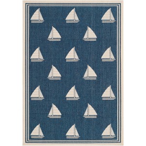 Courtyard CY7422 Power Loomed Indoor/Outdoor Area Rug  - Safavieh - 1 of 4