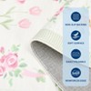 Modern Washable Area Rug for Living Room, Bow-knot Printed Floor Rug with Non Slip Backing, Low Pile Stain Resistant Carpet for Dorm - 4 of 4