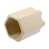 Unique Bargains Ceramic Aquarium Hideaway Rock Cave Fish Tank Decoration Beige Yellow 3.35x2.98x2.62 Inches - 3 of 4