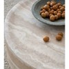 NicBex  Round Coffee Table,Modern Center Cocktail for Living Room,Bedroom,No Assembly Required,Beige/Black/White - 4 of 4