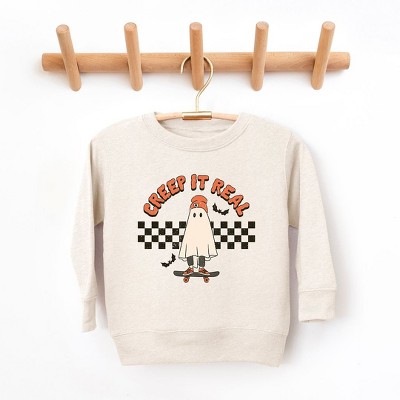 The Juniper Shop Creep It Real Skate Board Toddler Graphic Sweatshirt