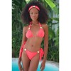 Moda Minx Amour 'Coral' Tie Side Crystal Bikini Bottoms - 4 of 4