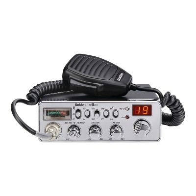 Uniden PC68LTX CB Radio & RoadPro Antenna Kit - 40-Channel Combo With 1000W Dual Mirror Mount