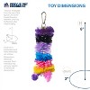 Prevue Pet Products Preen & Pacify Calypso Creations Straw Stacker Bird Toy 62634 - 3 of 3