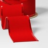 75' Christmas Velvet Ribbon Red with Metallic Edge - Wondershop™ - 3 of 3