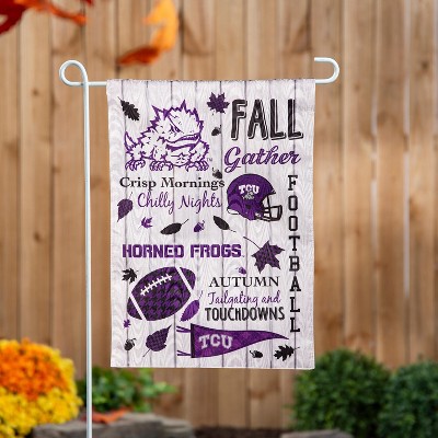 Evergreen Texas Christian University Garden Flag 12 x 18 Inches Indoor Outdoor Decor
