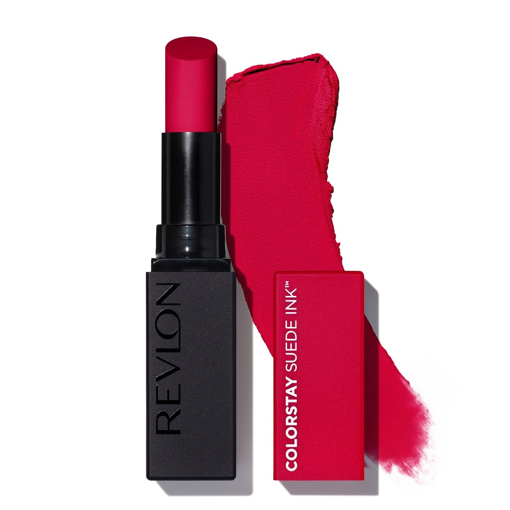 Photos - Lipstick & Lip Gloss Revlon ColorStay Suede Ink Lightweight with Vitamin E Matte Lipstick - 018 First Class - 0.9oz - Ulta Beauty 
