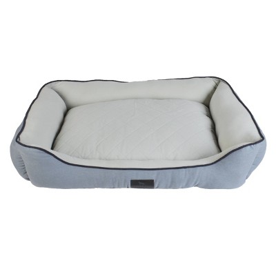 Sporting Dog Solutions Rectangle Cuddler Dog Bed - M - Gray