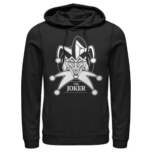 Men's Batman Joker Emblem Pull Over Hoodie - 1 of 3