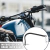 Unique Bargains Motorcycle Brake Lever Guard Handlebar Protector 7/8" Black 1 Pair - 2 of 4