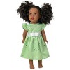 Doll Clothes Superstore Lime Green Sequin Dress Fits 18 Inch Girl Dolls Like American Girl Our Generation My Life Dolls - image 4 of 4