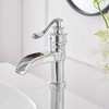 BWE Waterfall Single Hole Single-Handle Vessel Bathroom Faucet With Pop-up Drain Assembly - 3 of 4