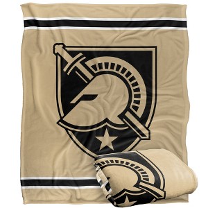 Us Military Academy Primary Logo Stripes Silky 50x60 Blanket, 1 Sided - 1 of 4