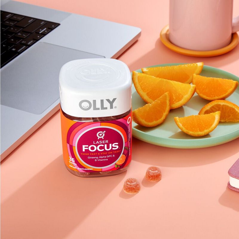 OLLY Laser Focus Gummies - Berry Tangy Tangerine - 36ct, 3 of 14