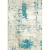 Modern Abstract Rug,  Area Rug, Washable Rug Soft Colorful Rug Modern Living Room Rug Non Slip Low Pile Indoor Floor Carpet - 3 of 4