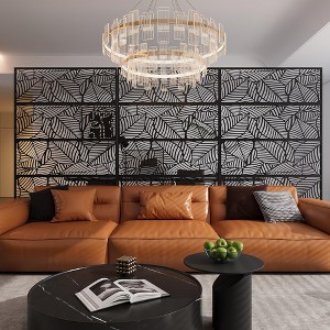 Decorative Metal Garden Fence Panels with Scroll Design for Outdoor Landscape Borders - 1 of 4