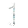 Loulou Lollipop Gem Silicone Pacifier Clip - Blue Mint - 3 of 4