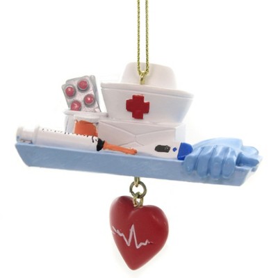 Kurt S. Adler 2.75 In Nurse Tray Ornament Healthcare Aide Care Tree Ornaments