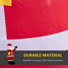 Whisen 8FT Christmas Inflatable Santa Claus Ringing Bell, Outdoor Blow-Up Yard Decoration with LED Lights Display - Multicolor - 4 of 4