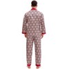 INSPIRE CHIC Men's 2 Pieces Button Down Printing Sleepshirt Casual Pattern Pajamas Set - 3 of 4