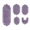 Allure Collection Cotton Tufted Bath Rug Set Set of 5 - Home Weavers - 2 of 4