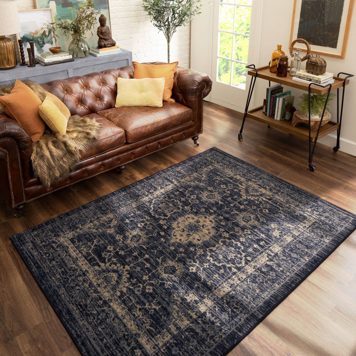 Vintage Distressed Rug - Threshold™ - thumbnail 7