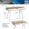 Anybear Modern Multi Storage Computer Desk with Storage - 3 of 4