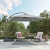 GRANDPATIO 9'10" Square Cantilever Sunbrella Umbrella - 2 of 4