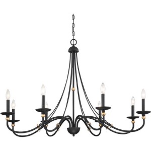 Minka Lavery Sand Coal Gold Chandelier 46" Wide French 8-Light Fixture for Dining Room House Foyer Kitchen Entryway Living Bedroom - 1 of 3