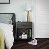 Room & Joy Rockwood Nightstand with Drawer Black Oak - image 2 of 4