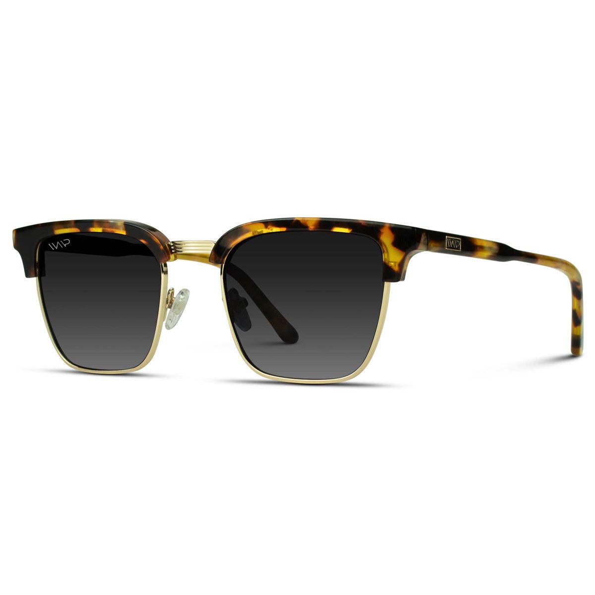WMP Eyewear Polarized Semi-Rimless Rectangular Sunglasses - thumbnail 2