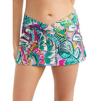 Sunsets Women's Lush Garden Summer Lovin' Skirted Bikini Bottom - 41B-LUSGA