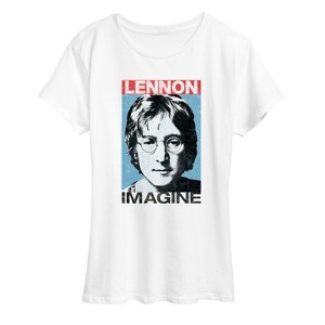 Women's - John Lennon - John Lennon Imagine Short Sleeve Graphic T-Shirt - 1 of 4