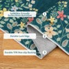 Area Rugs: Washable Non-Slip Floral Botanical Carpet, Soft Low Pile Foldable Stain Resistant Rugs for Living Room, Bedroom, Home - 3 of 4