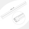 Unique Bargains Lamp Lantern Water Cooling System Acrylic Round Pipe Clear 18" - 2 of 4