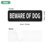 Unique Bargains Indoor Outdoor Yard Home Acrylic Self-adhesive Durable Beware of Dog Sign 3x9 Inch - 3 of 4