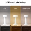 Bell + Howell Chelsea Table Lamp 2 Pack Small Cordless Touch LED Rechargeable - 4 of 4