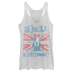 Women's Cruella Cruell Britannia Racerback Tank Top - 1 of 4