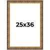 PosterPalooza | Museum Gold Picture Frame - UV Acrylic, Foam Board Backing, Hanging Hardware - 2 of 4