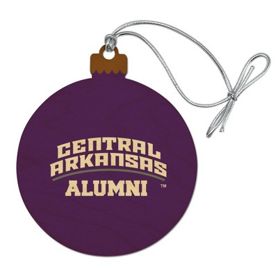 University of Central Arkansas Alumni Wood Christmas Tree Holiday Ornament