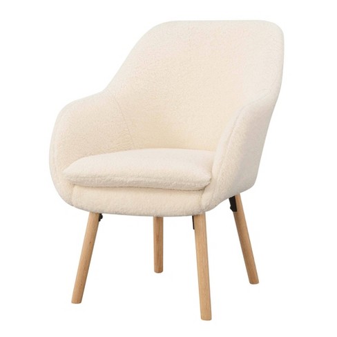 Take A Seat Charlotte Sherpa Accent Chair Sherpa Crème - Breighton Home ...