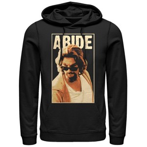 Men's The Big Lebowski The Dude Abides Sunglasses Pose Pull Over Hoodie - 1 of 3